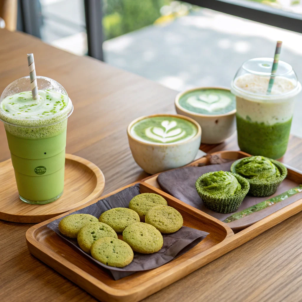 matcha-tea-recipes-variety.webp Variety of matcha tea recipes and treats.