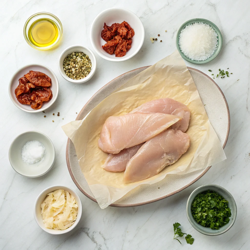 high-protein-marry-me-chicken-ingredients.webp Ingredients for High Protein Marry Me Chicken Recipe