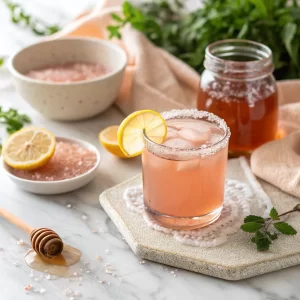 japanese pink salt recipe morning mineral drink