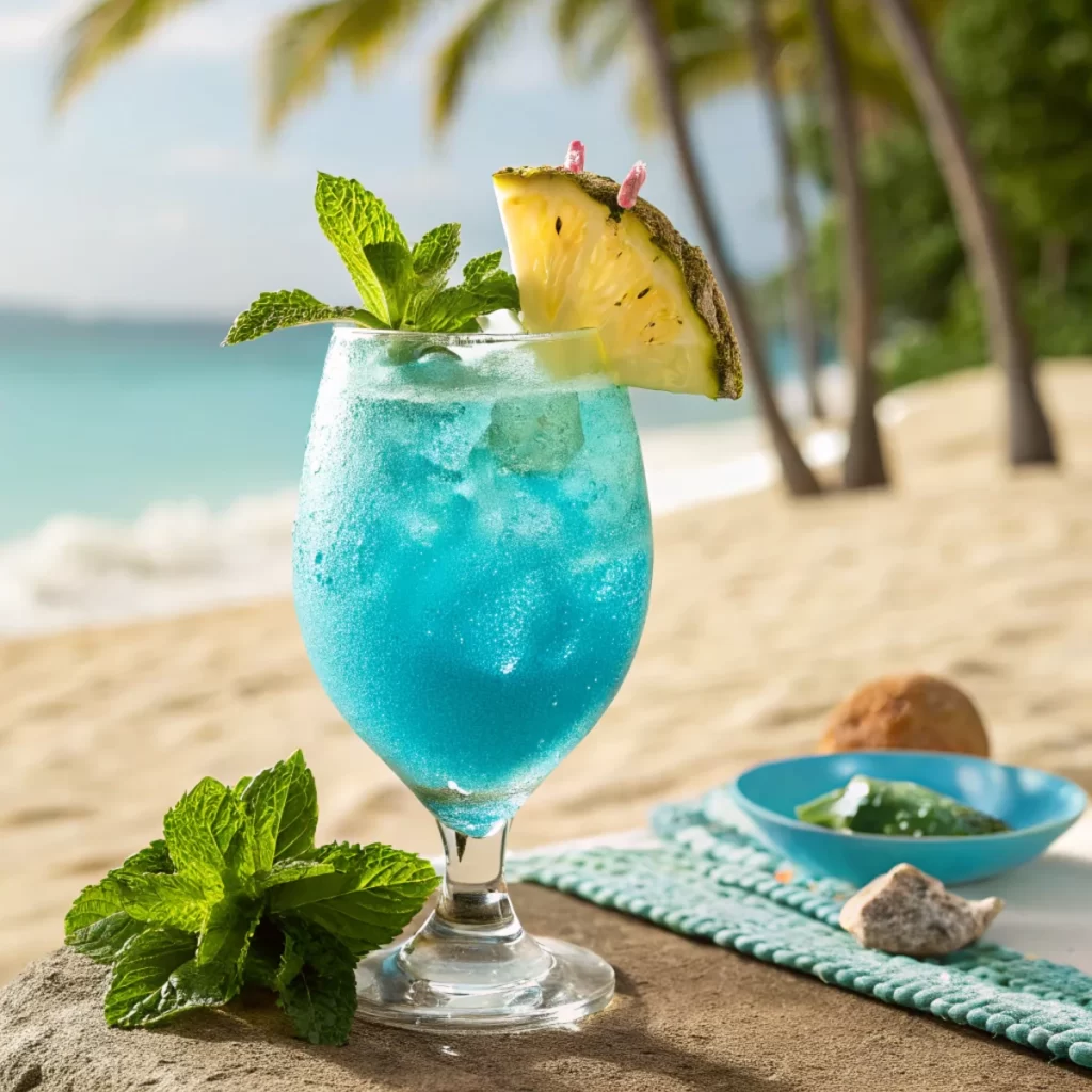 Ocean Love Colada Recipe tropical cocktail