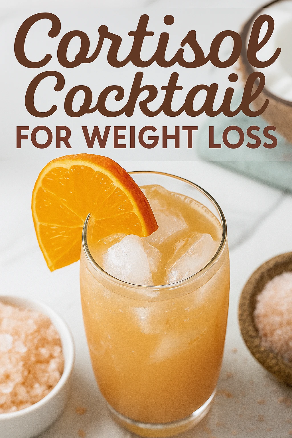 cortisol cocktail for weight loss drink - pinterest visual