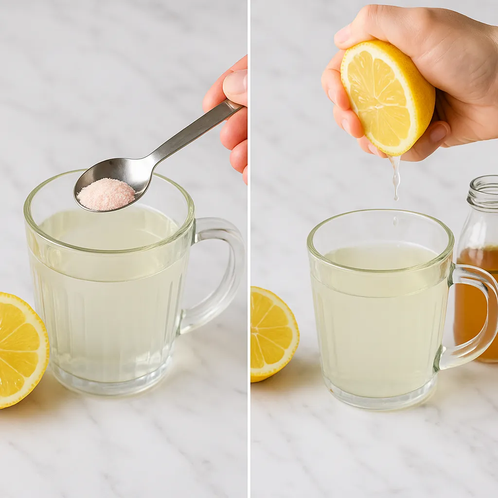 How to prepare the japanese pink salt diet drink