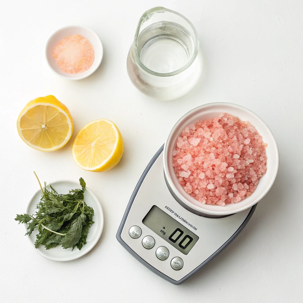 Ingredients for john hopkins pink salt recipe