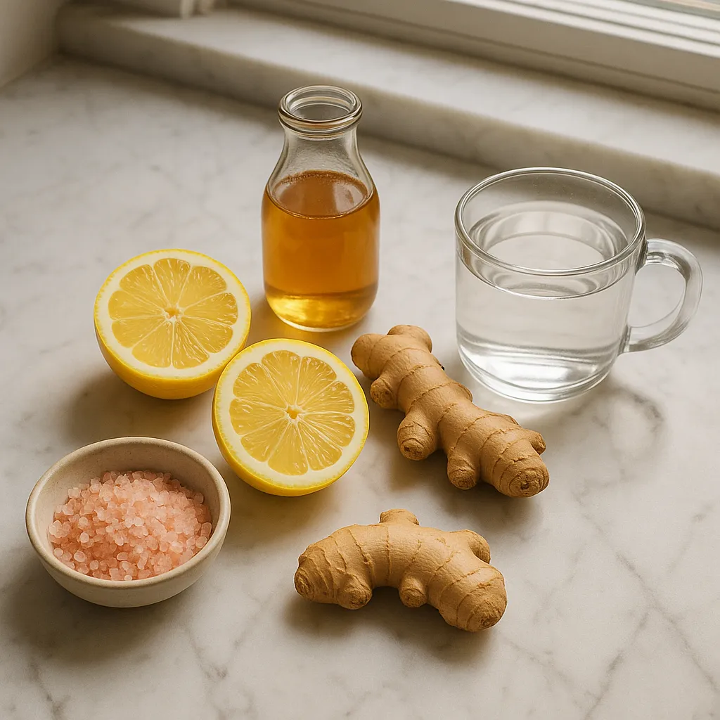 Ingredients for japanese pink salt diet recipe
