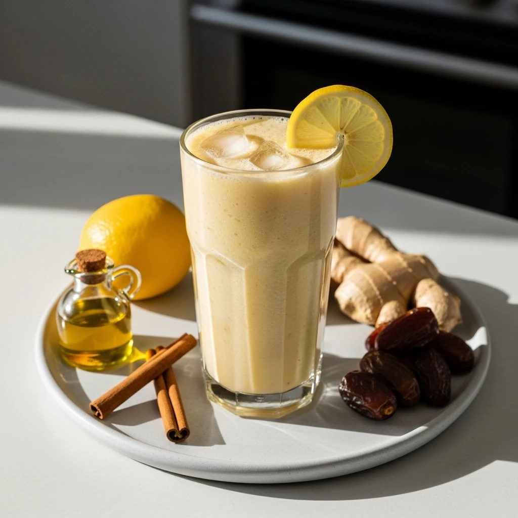 Viral Whole Lemon Drink for Weight Loss in a tall glass with garnish